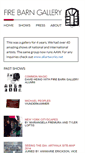 Mobile Screenshot of firebarngallery.com